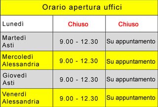 ORARIO UFFICI